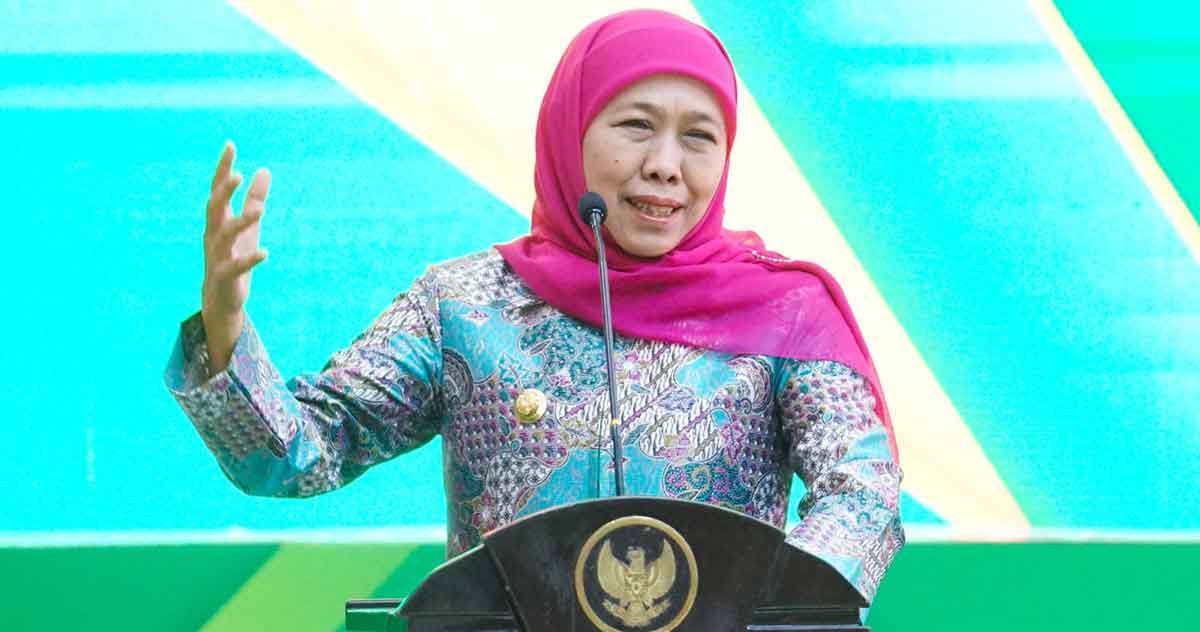 Gubernur Jawa Timur, Khofifah Indar Parawansa.