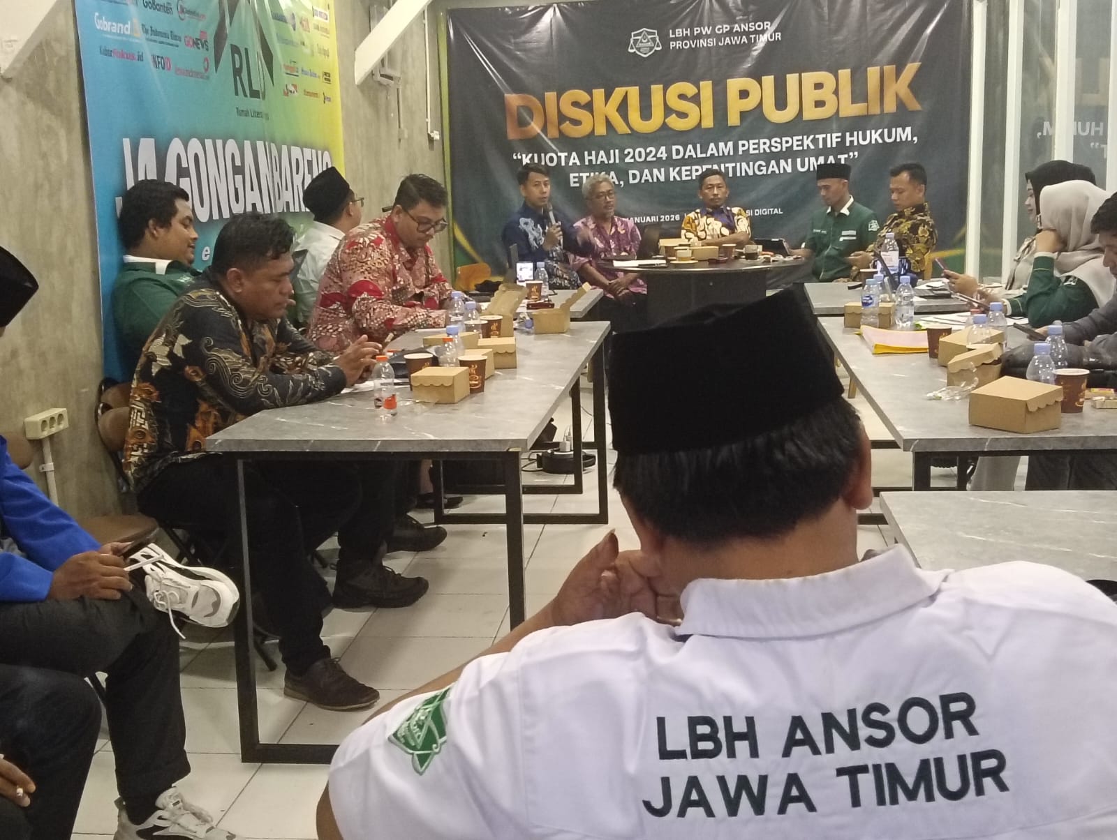 LBH Ansor Jawa Timur menggelar Diskusi Publik "Quota Haji 2024 dalam Perspektif Hukum, Etika dan Kepentingan Umat" di Rumah Literasi Digital (RLD)