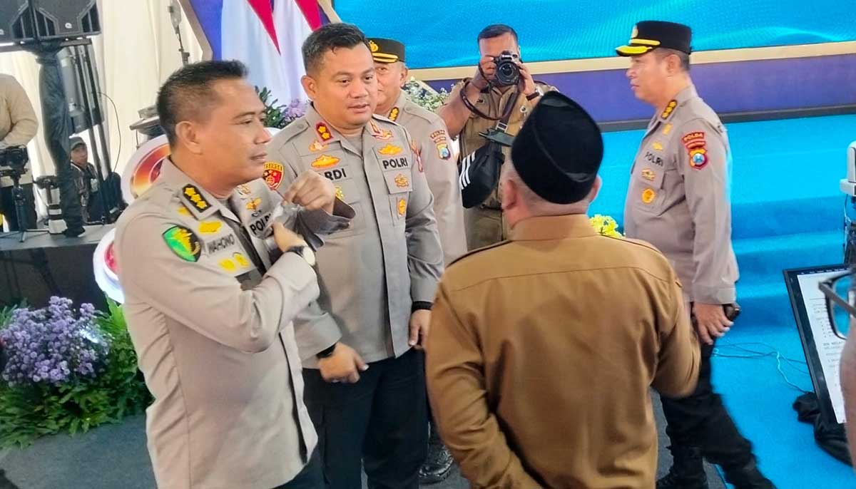 Kabid Dokkes Polda Jatim, Kombes Pol Wahono Edhi Prastowo, saat di RS Bhayangkara Jombang.
