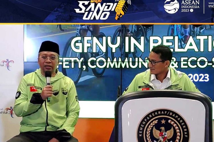 Menparekraf Sebut Ajang Balap Sepeda Dunia Grand Fondo New York akan Digelar di Lombok. Foto: Ist