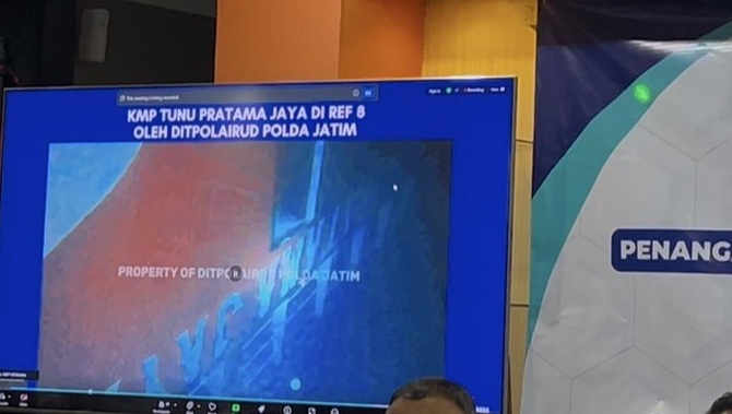 Penampakan video KMP Tunu Pratama Jaya yang ditemukan di Selat Bali di kedalaman 45 meter bawah laut
