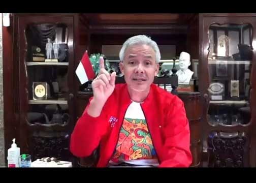 Gubernur Jateng Ganjar Pranowo, favorit mahasiswa. foto: ist 