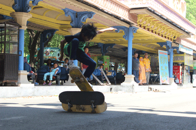 Kenpark Jadi Arena Sepatu  Roda  dan Skateboard Bangsa 