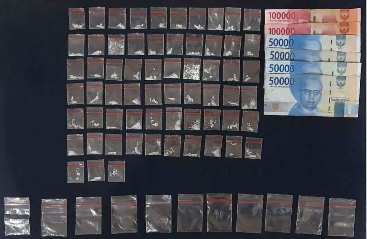 Polisi Ringkus Pengedar 63 Paket Sabu di Sumenep