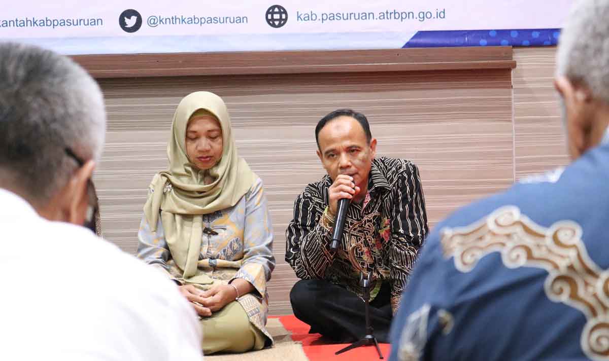 Giat pisah sambut yang digelar Kantah Kabupaten Pasuruan.