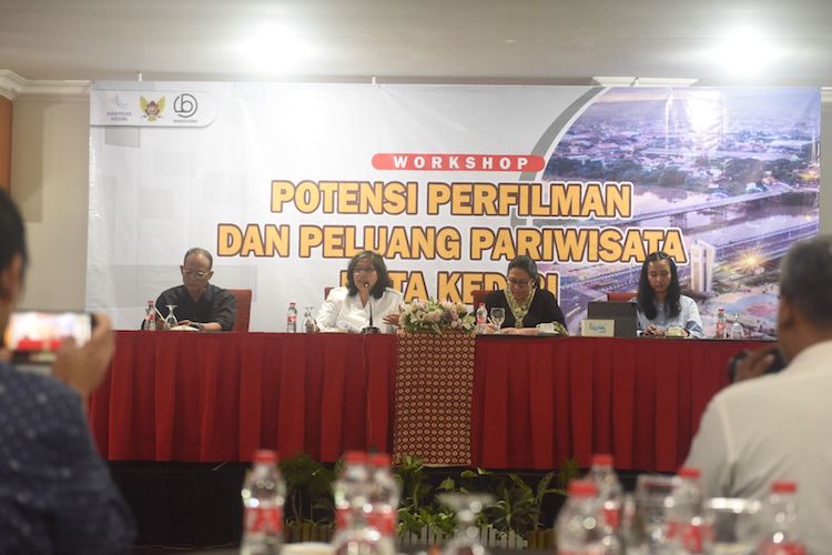 Pj Zanariah Beri Arahan di Workshop Potensi Perfilman dan Peluang Pariwisata Kota Kediri