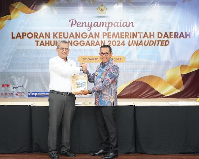 Wali Kota Batu Sampaikan LKPD Unaudited TA 2024 Kepada BPK RI Perwakilan Jatim