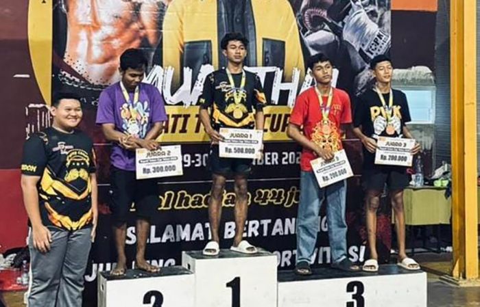 Tiga Atlet Kanor Fighting Academy Sabet Medali di Muaythai Bupati Tuban Cup 2025