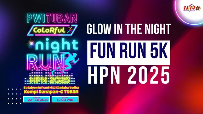 Peringati HPN 2025, PWI Tuban Bakal Gelar Colourful Night Run di Tengah Kota