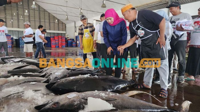 Khofifah Siap Koneksikan Tuna Sirip Kuning Andalan TPI Sendang Biru dengan Industri