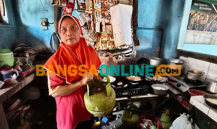 Langka dan Mahal, Pemilik Warung di Kediri ini Sebut Harga LPG 3 Kg Tembus Rp21 Ribu