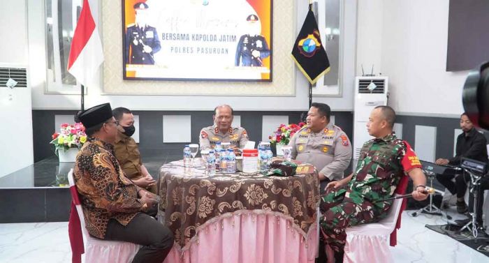 Kapolda Jatim Gelar Coffee Morning di Pasuruan Kapolda Jatim Gelar Coffee Morning di Pasuruan