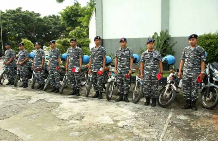 Satkat Koarmatim Adakan Apel Kendaraan Dinas