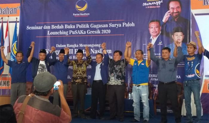 Buka Pendaftaran, Nasdem Gresik Deklarasi Usung Kader Internal di Pilbup