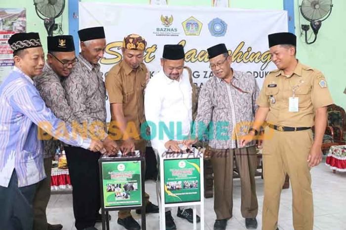 Hadiri Launching Kampung Zakat Produktif, Bupati Gresik Apresiasi Program Baznas