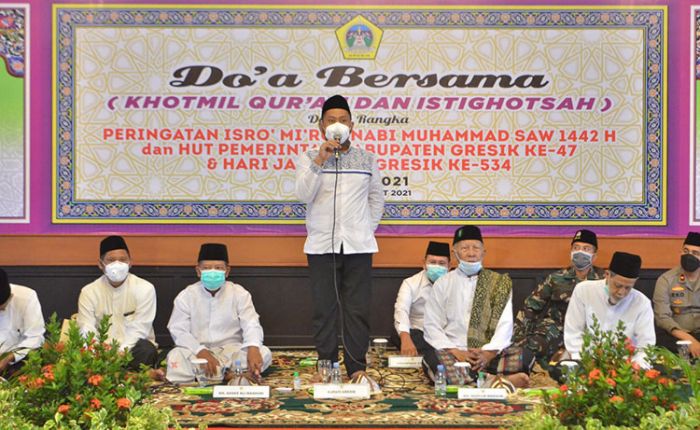 Gelar Peringatan Isra Mikraj, Bupati Gus Yani Minta Didoakan Agar Sukses Jalankan Nawa Karsa