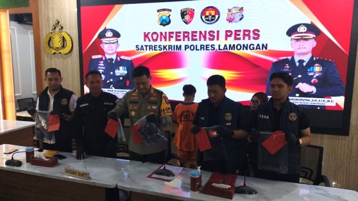 Polres Lamongan Amankan Terduga Pelaku Pembunuhan di Bekas Warung Kopi