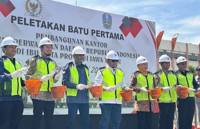 Dapat Hibah dari Pemprov Jatim, DPD RI Mulai Pembangunan Kantor Perwakilan di Surabaya