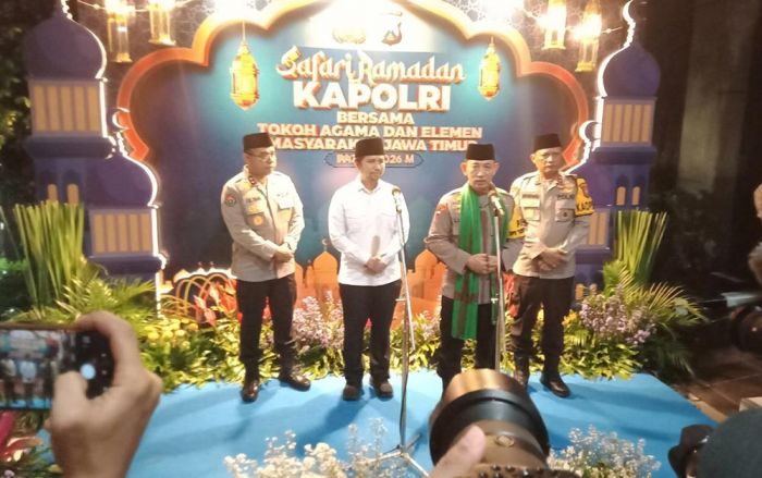 Safari Ramadhan di Mapolda Jatim, Kapolri Jamin Stok BBM Subsidi Aman Jelang Idulfitri