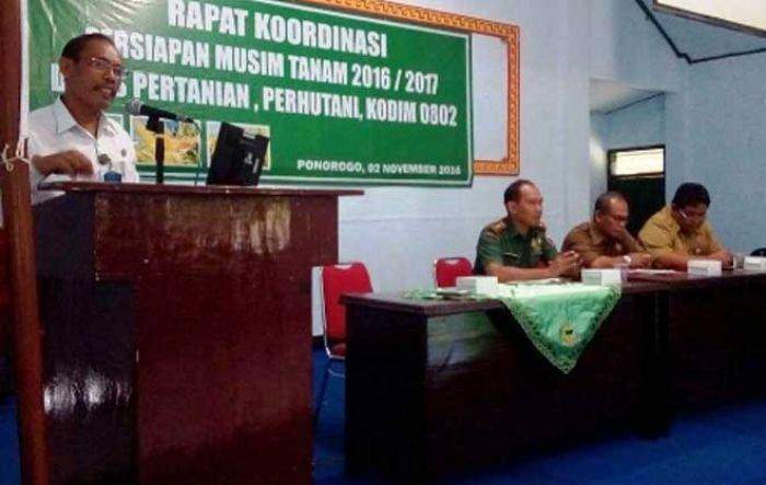 Dispertan dan Perhutani Ponorogo Gelar Rakor Persiapan Musim Tanam