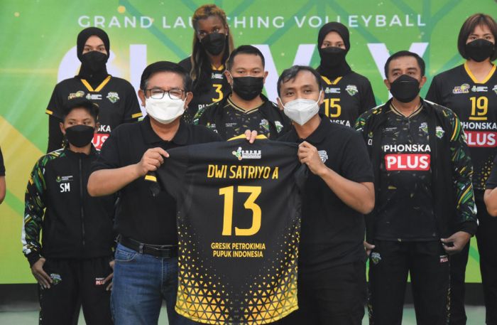 Songsong Proliga 2022, Petrokimia Gresik Launching Tim Bola Voli Putri Baru