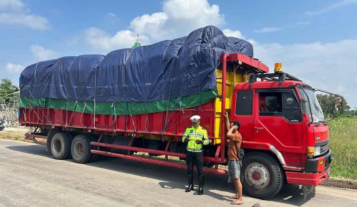 Satlantas Polres Tuban Tegur 1.300 Sopir Truk ODOL, Penindakan Dimulai 14 Juli 2025