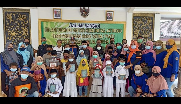 ​100 Yatim di Tuban Terima Santunan Al Qur