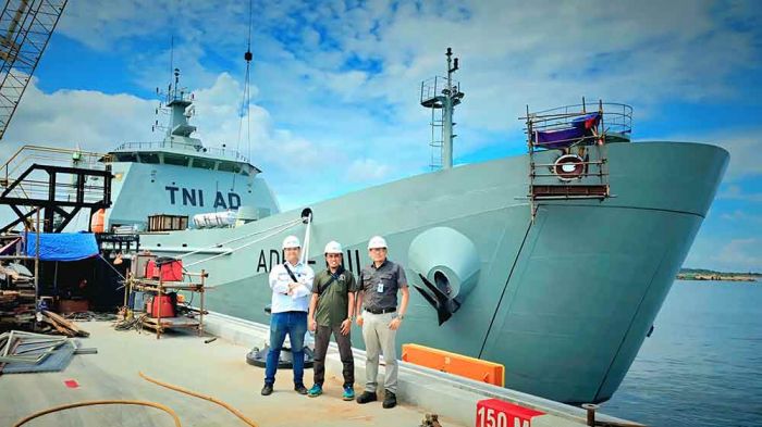Tim DTSP ITS Berhasil Merancang ADRI LIII, Kapal Perang Multifungsi Terbesar TNI AD Tim DTSP ITS Berhasil Merancang ADRI LIII, Kapal Perang Multifungsi Terbesar TNI AD