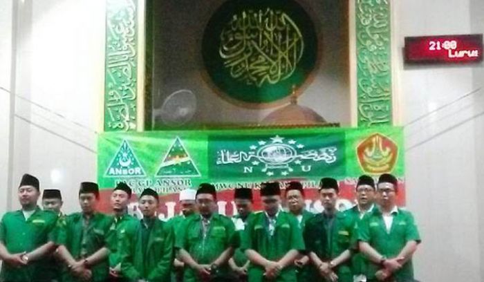 Sekretaris Ansor Surabaya Lantik Pimpinan Ranting se-Kecamatan Karang Pilang