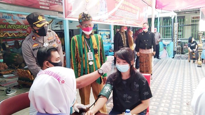 250 WBP Lapas Ngawi Disuntik Vaksin Covid-19 Saat Peringatan HUT Kemerdekaan RI