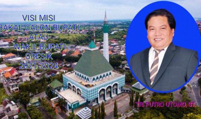 Tri Putro Utomo Maju Bacabup Untuk Jadikan Gresik Santri