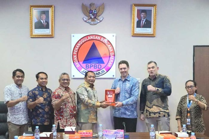 Perkuat Kerja Sama di Sektor Bencana, Minister Counsellor Kedubes Australia Kunjungi BPBD Jatim