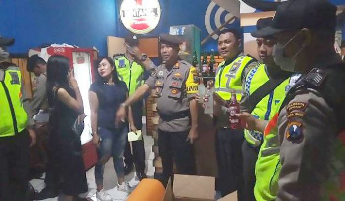 Gelar Operasi Cipta Kondisi, Polresta Sidoarjo Amankan Ribuan Miras di Prambon