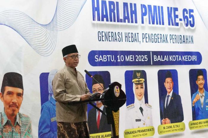 Hadiri Harlah PMII ke-65, Gus Qowim Ajak Turut Bangun Kota Kediri Mapan Hadiri Harlah PMII ke-65, Gus Qowim Ajak Turut Bangun Kota Kediri Mapan