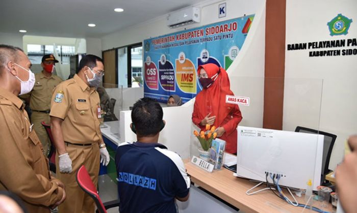 Pj. Bupati Sidoarjo Imbau Masyarakat Manfaatkan Layanan Online Saat Pandemi