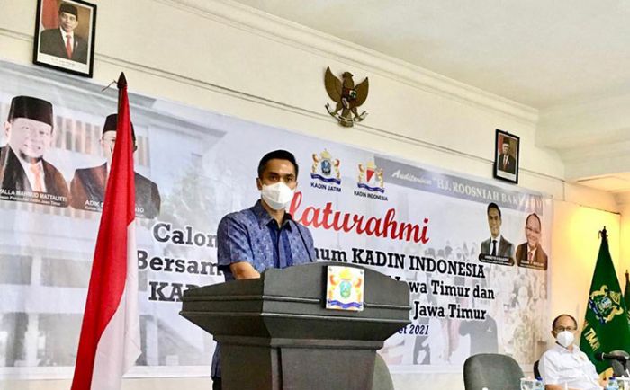 ​Hadir di Jatim, Caketum Kadin Indonesia Tegaskan Vaksin Mandiri Bakal Dilaksanakan Akhir Maret