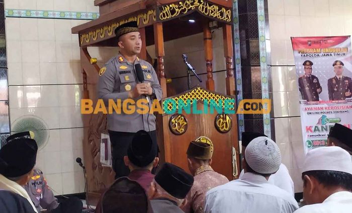Sapa Jemaah Masjid, Kapolres Jombang Dengarkan Keluh Kesah Warga