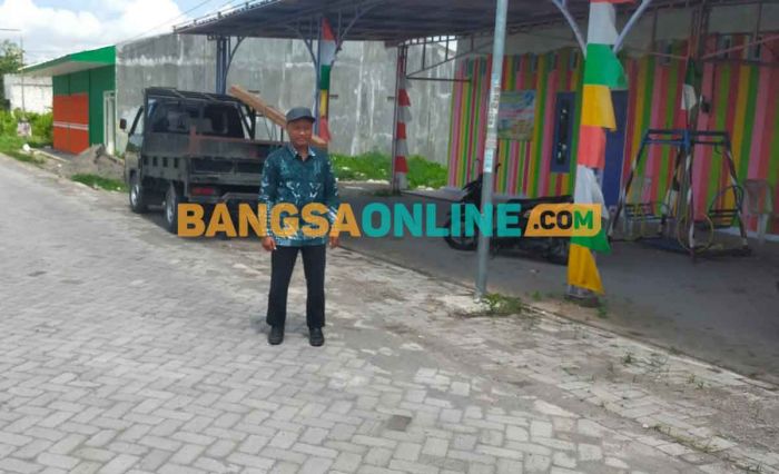 Pakai Dana BKK, Kepala Desa Banjarsari Gresik Fokus Bangun Jalan