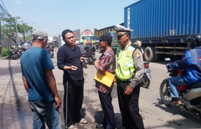 Sebelum Diperbaiki, Polisi akan Lakukan Rekayasa Lalu Lintas di Jalan Kalianak