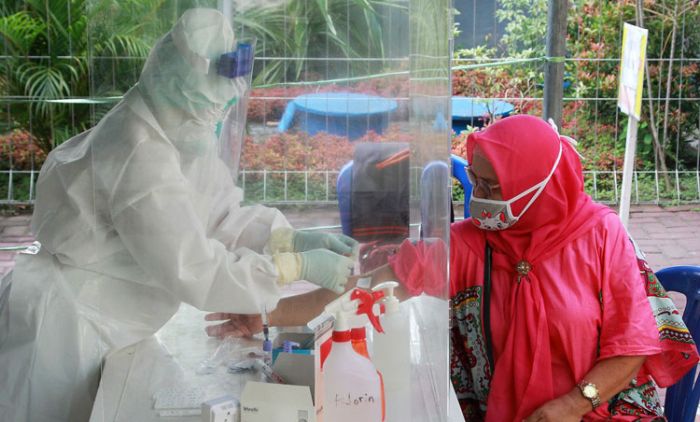 Rapid Test ke-2 untuk 10 Orang Warga Kota Kediri, Kontak Erat Pasien Positif dari Kabupaten Kediri