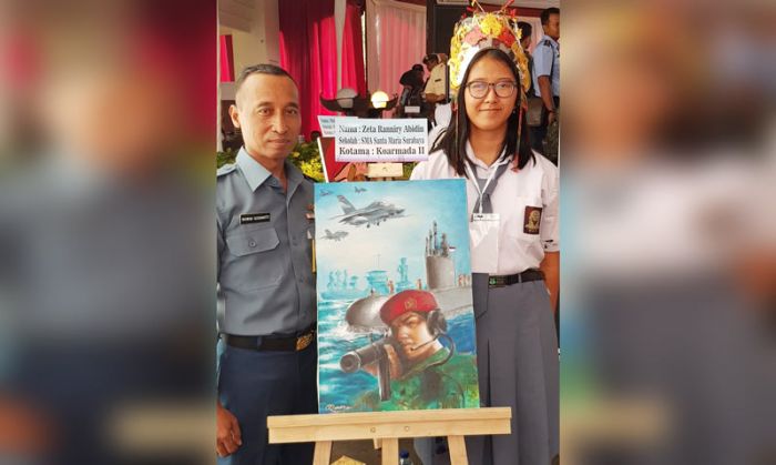 Zeta Ranniry Abidin, Perwakilan Koarmada II yang Berhasil Menjuarai Lomba Lukis Nasional Tingkat SMU Zeta Ranniry Abidin, Perwakilan Koarmada II yang Berhasil Menjuarai Lomba Lukis Nasional Tingkat SMU