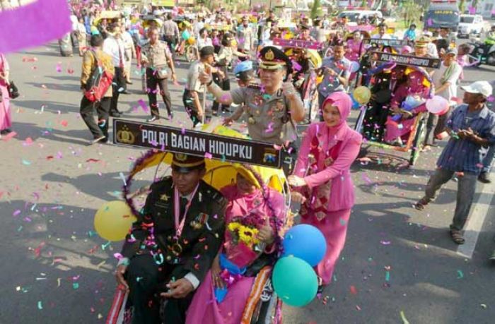 Kapolrestabes Surabaya Lepas Anggota yang Purna Tugas