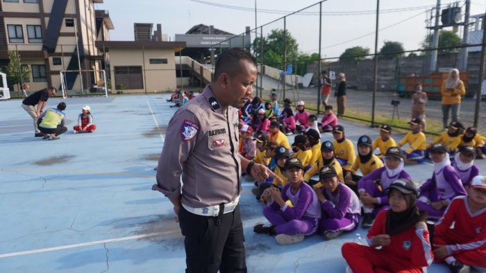 35 Siswa SD di Sidoarjo Dapat Pelatihan Jadi Polisi Cilik untuk Lomba Polda Jatim