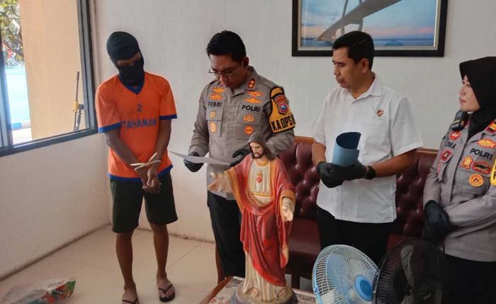 Patung Yesus dan Bunda Maria Gereja di Bangkalan Dicuri Orang