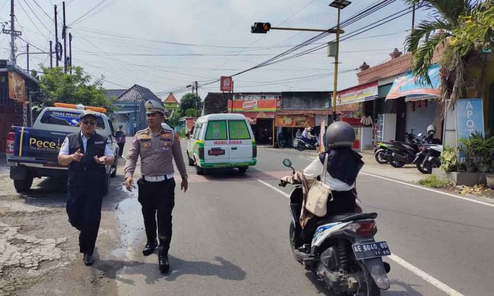 Antisipasi Kecelakaan, Satlantas Polres Madiun Kota Gandeng Dishub Survei Jalan Antisipasi Kecelakaan, Satlantas Polres Madiun Kota Gandeng Dishub Survei Jalan