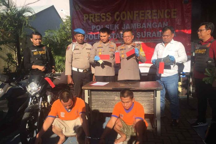 Satu dari Dua Pelaku Pencurian Motor di Karang Empat Surabaya Ternyata Residivis Narkoba