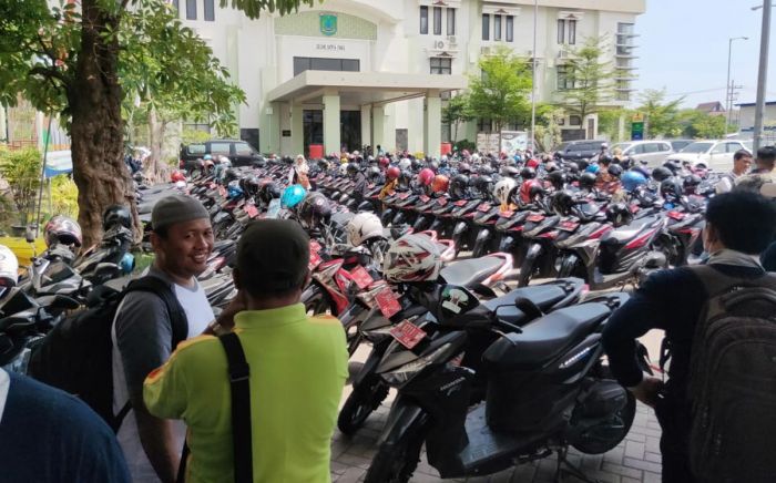 Ratusan Motor Operasional Dinas Pendidikan Kabupaten Pasuruan Dicek Fisik