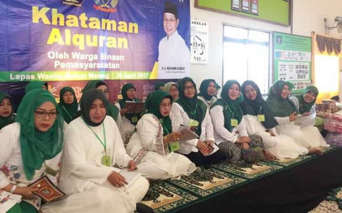 Perempuan Bangsa Jatim Khataman Quran Bersama Warga Binaan Lapas
