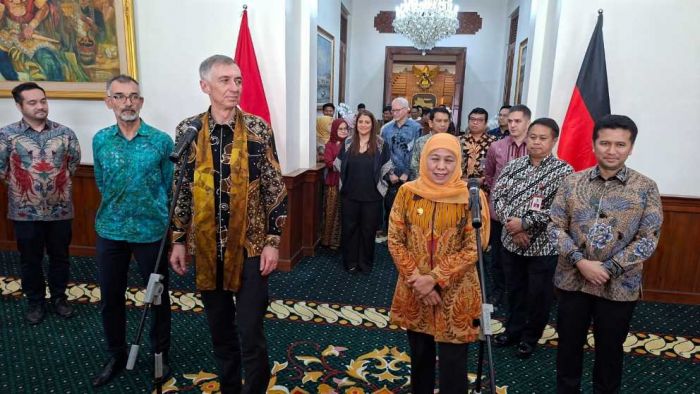 Gubernur Khofifah Bahas Proyek SRRL dengan Dubes Jerman, Groundbreaking Ditargetkan 2027