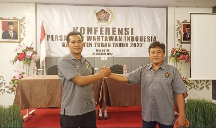 Terpilih ​Secara Aklamasi, Suwandi Wartawan HARIAN BANGSA Nahkodai PWI Tuban Periode 2022-2025
